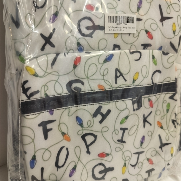 Letters Light Backpack Casual Strong Soft School Bookbag Or Travel backpack.New - Picture 5 of 5